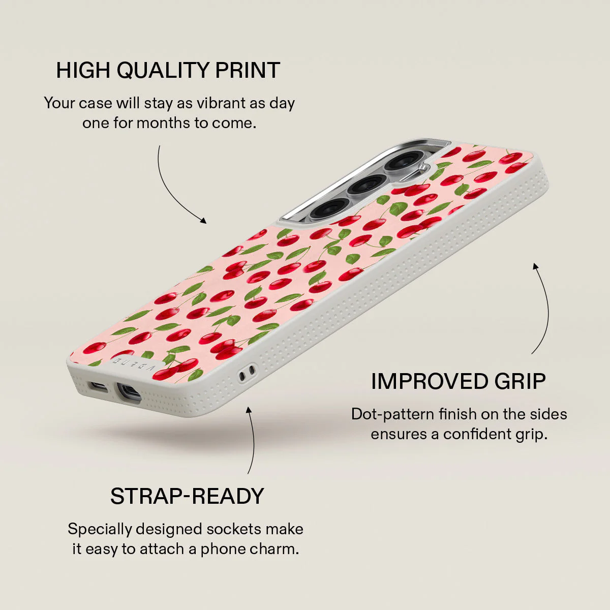 Afternoon Treat - Cherry Samsung Galaxy S26 Case - Image 37