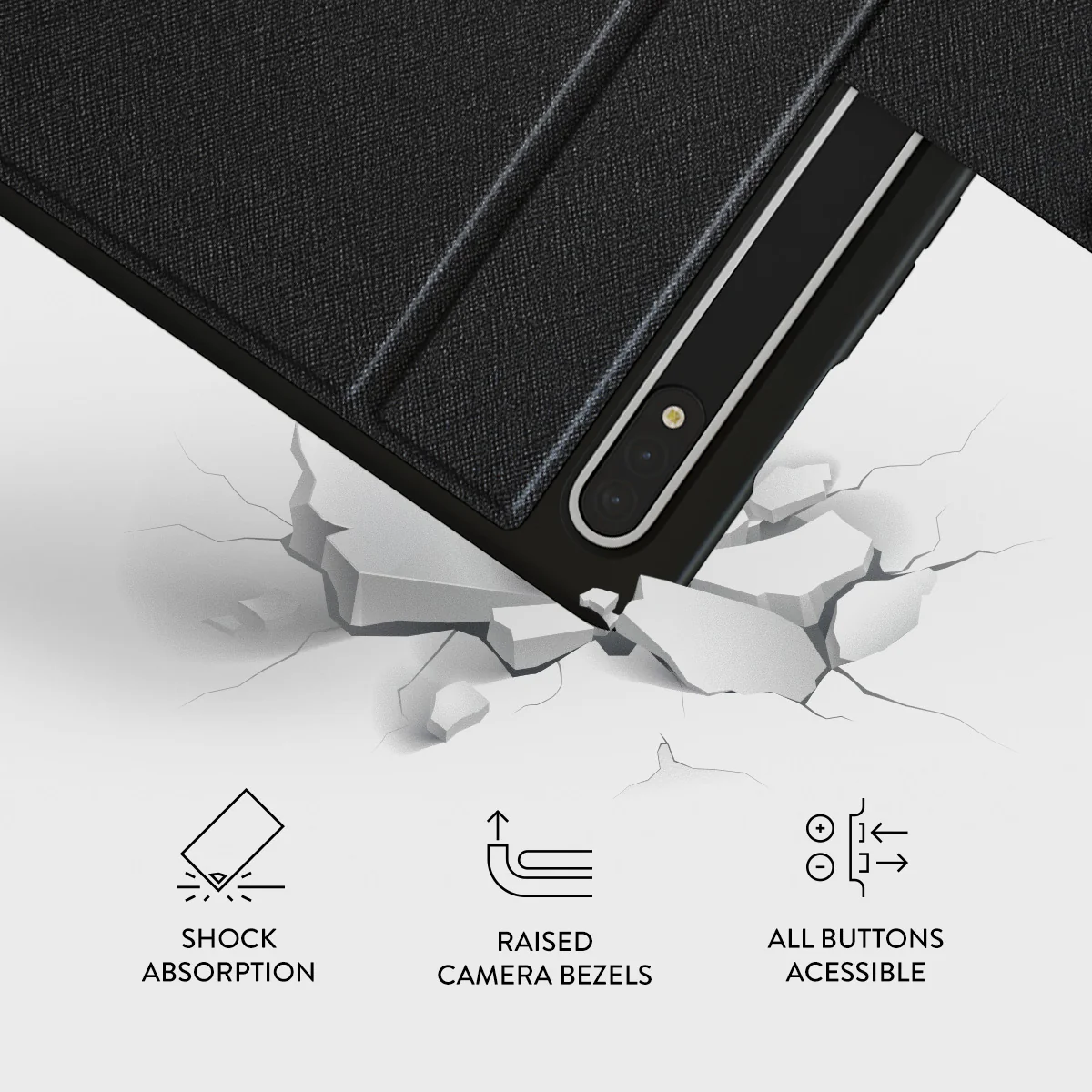 Barely Awake - Samsung Galaxy Tab S9 FE Case - Image 3