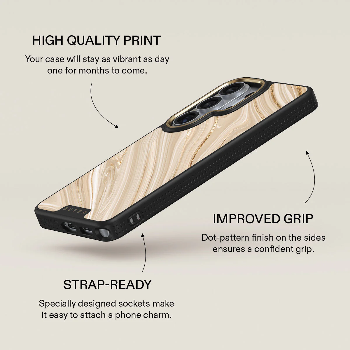 Full Glam - Beige Samsung Galaxy S26 Ultra Case - Image 9