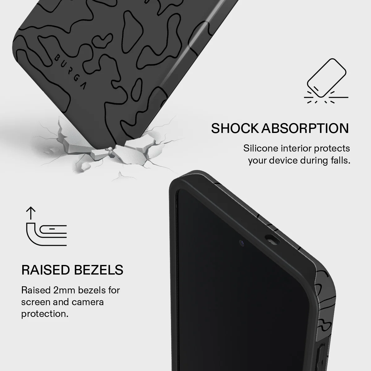 Black Rock - Samsung Galaxy S25 FE Case - Image 4