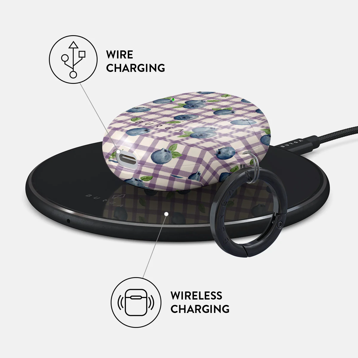 Blueberry Muffin - Google Pixel Buds A Case - Image 3