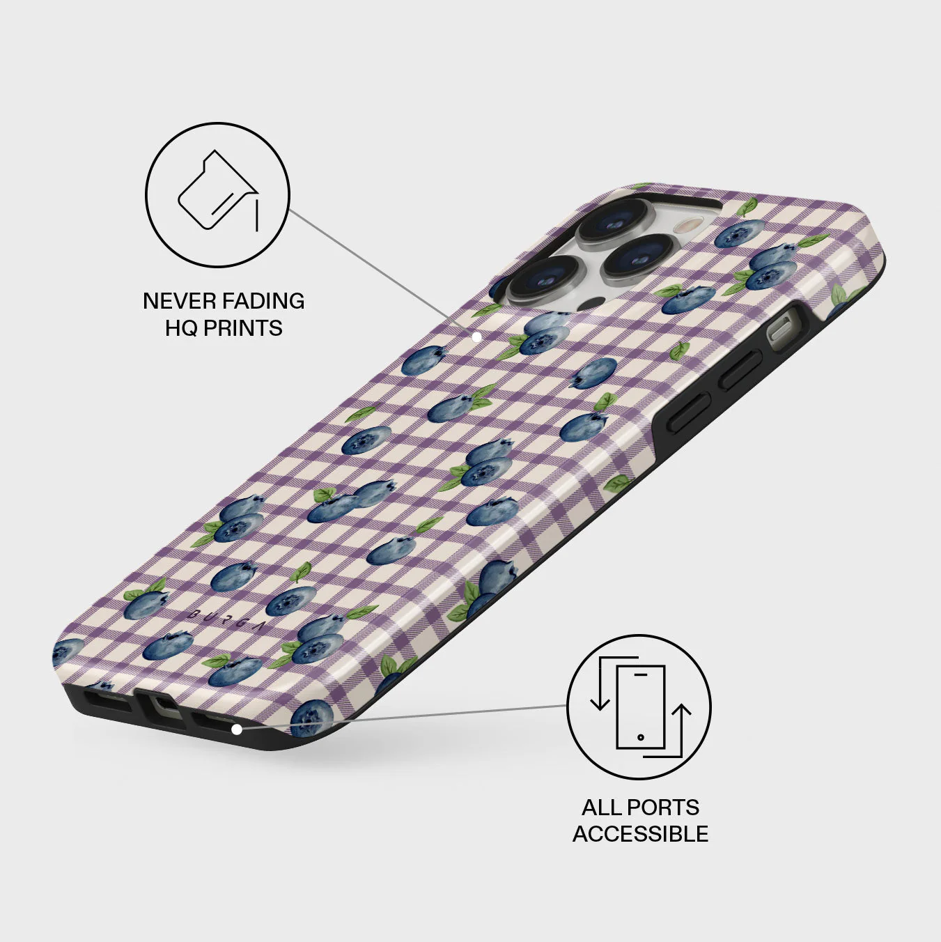 Blueberry Muffin - iPhone 14 Pro Case - Image 3