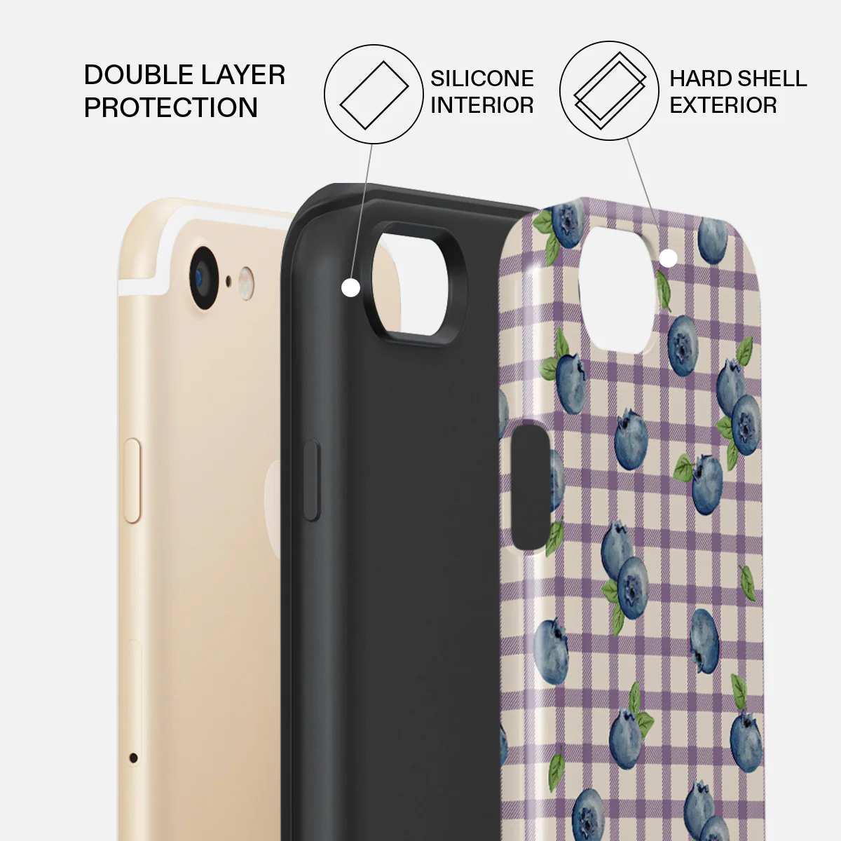 Blueberry Muffin - iPhone SE (2020) Case - Image 6