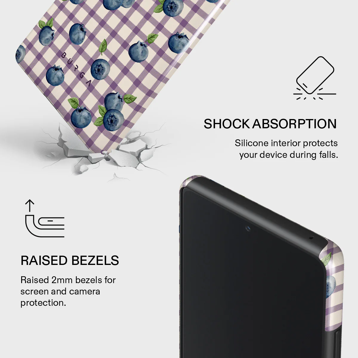Blueberry Muffin - Samsung Galaxy A72 4G / 5G Case - Image 8