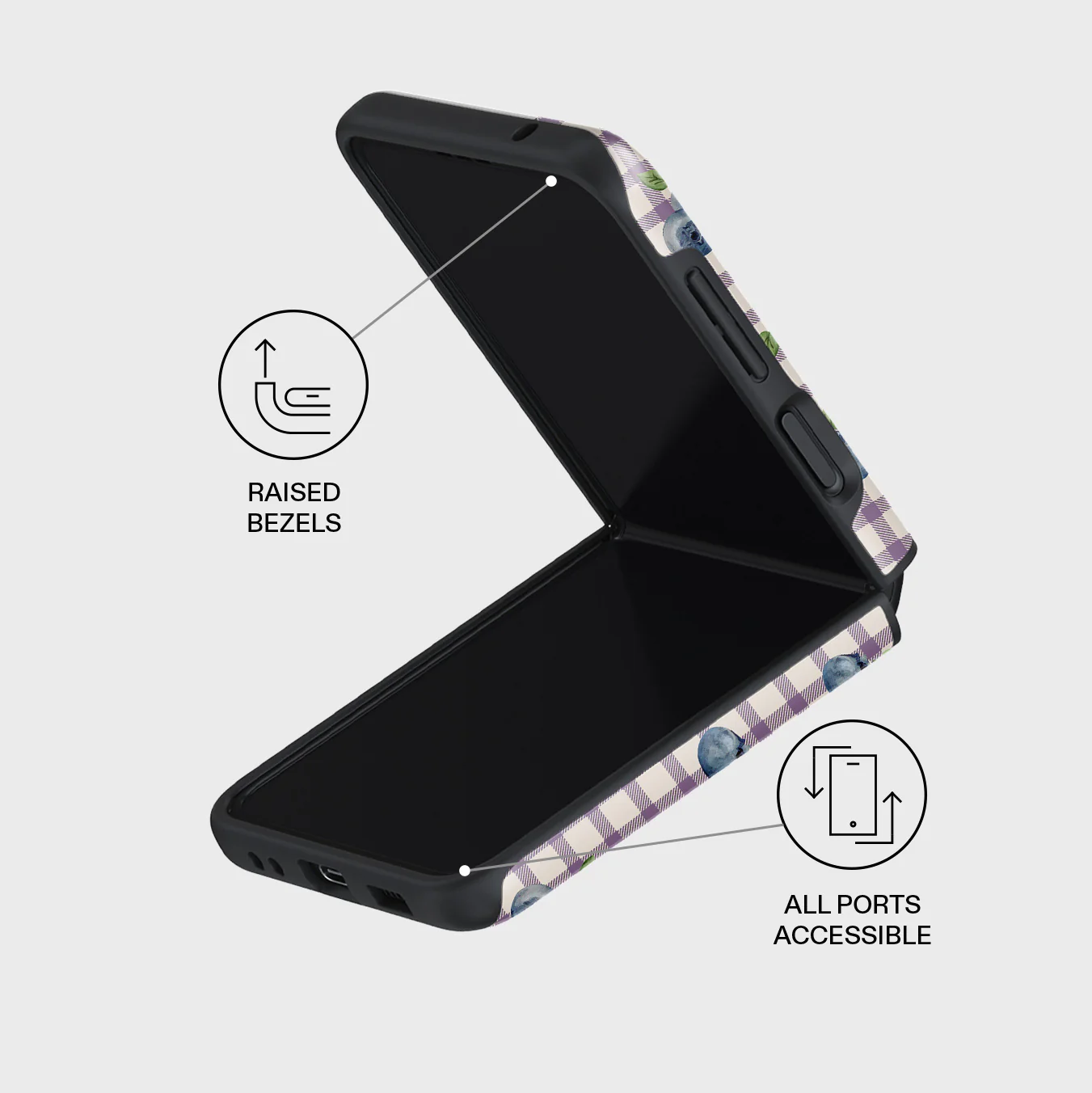 Blueberry Muffin - Samsung Galaxy Z Flip 4 Case - Image 9