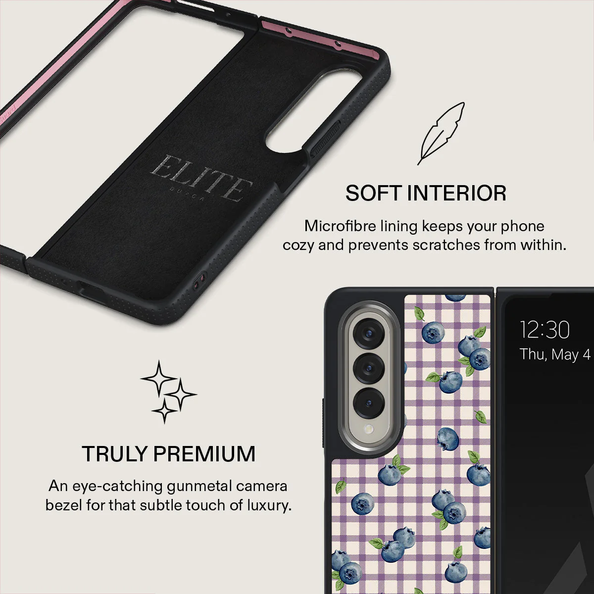 Blueberry Muffin - Samsung Galaxy Z Fold 4 Case - Image 18