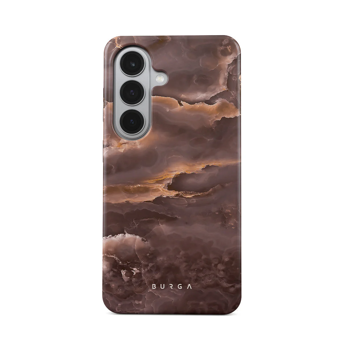 Fire Wood - Brown Marble Samsung Galaxy S26 Plus Case