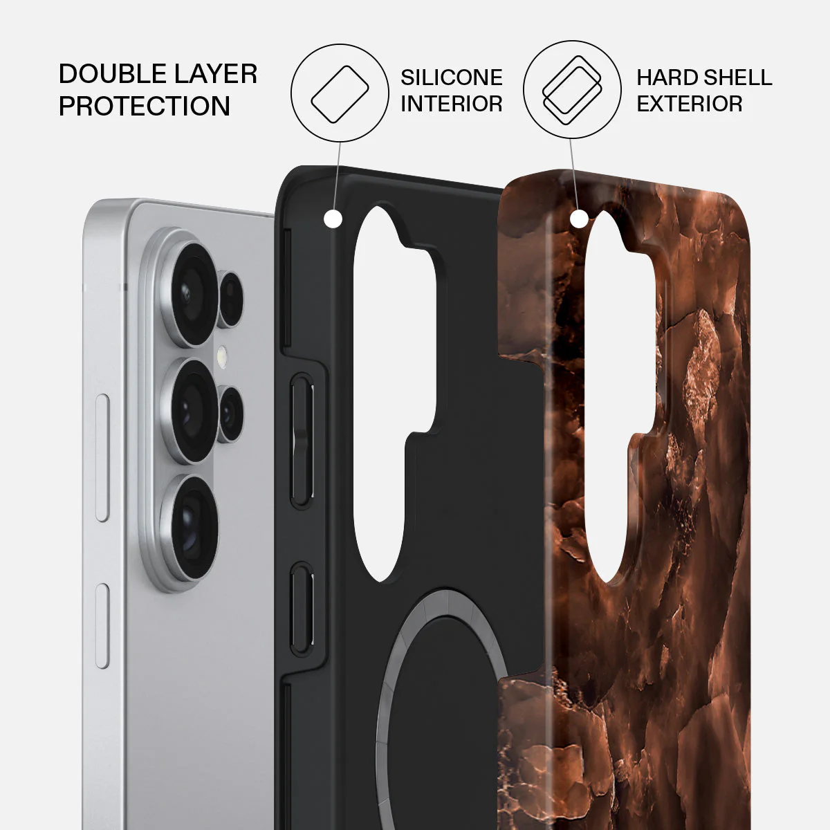 Toasted Chestnut - Brown Samsung Galaxy S26 Ultra Case - Image 2