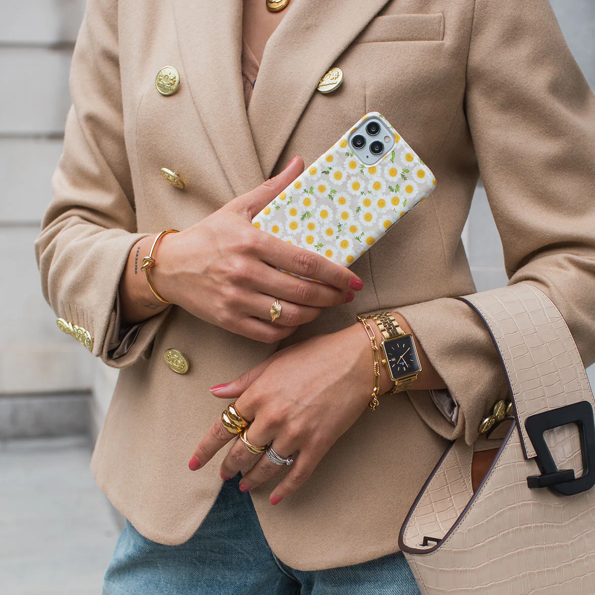 Pure Bliss - Daisy Samsung Galaxy S25 FE Case - Image 9