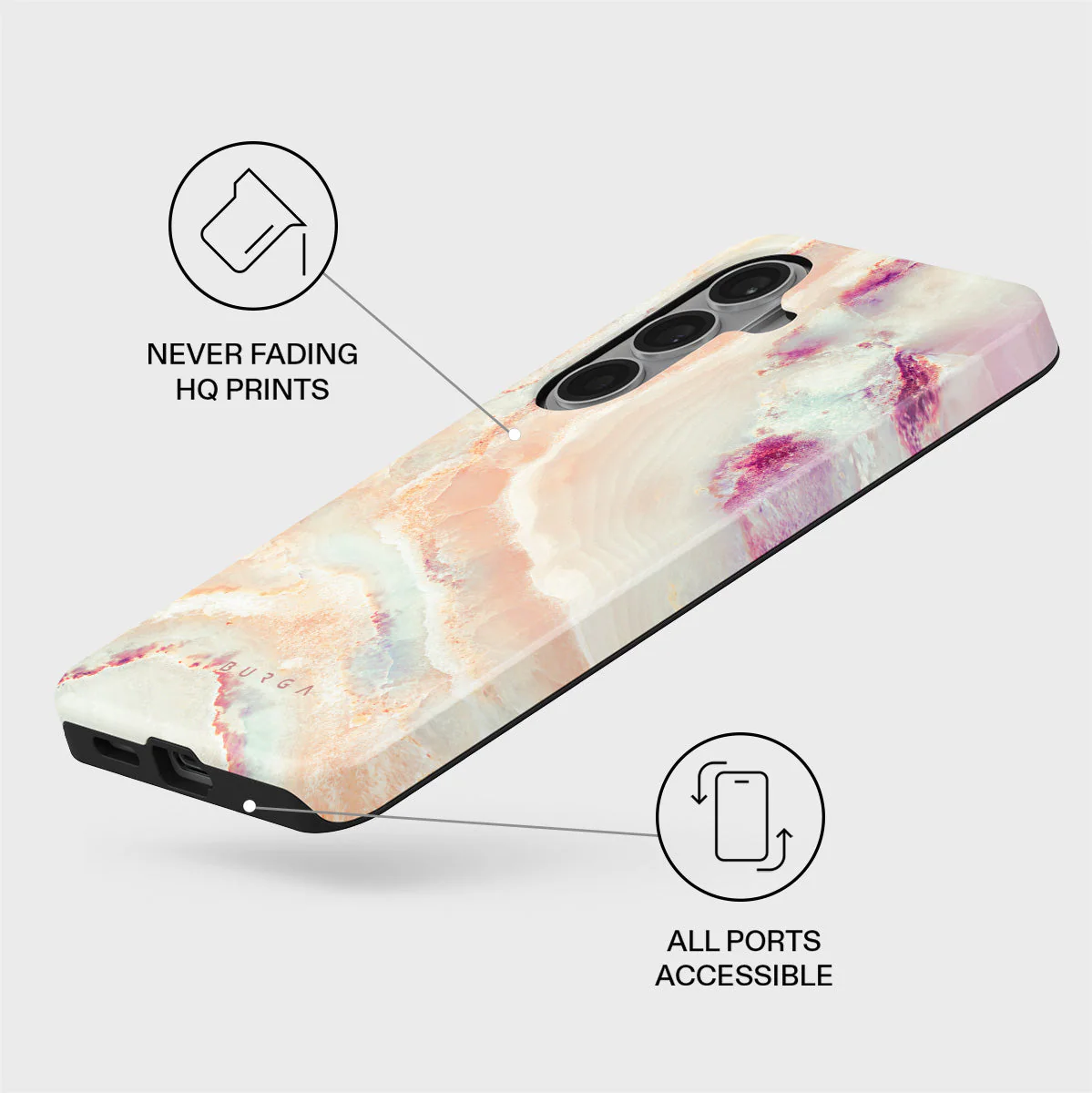 Berry Sorbet - Girly Samsung Galaxy S26 Plus Case - Image 3