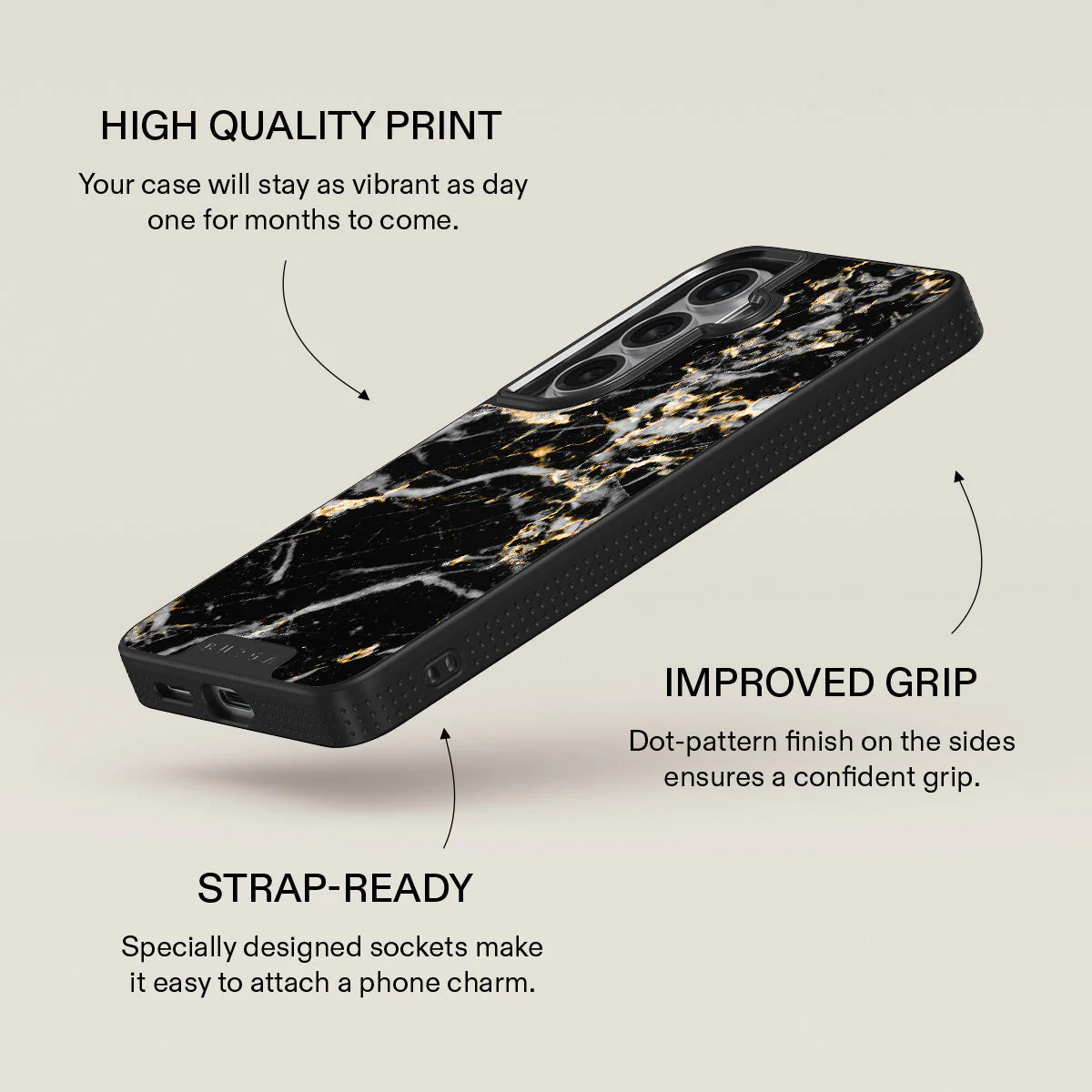 Make A Wish - Gold Marble Samsung Galaxy S26 Plus Case - Image 16