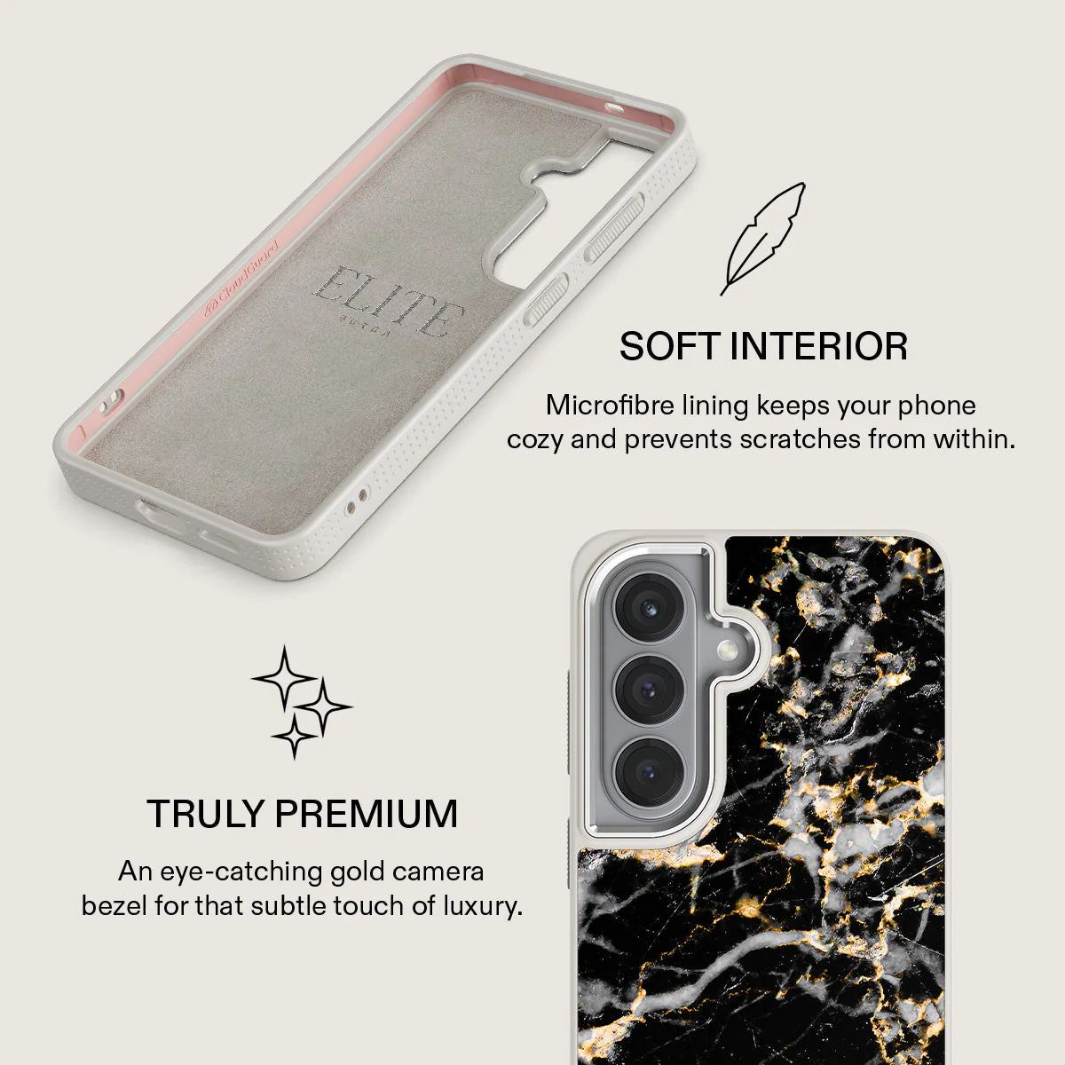 Make A Wish - Gold Marble Samsung Galaxy S26 Plus Case - Image 38
