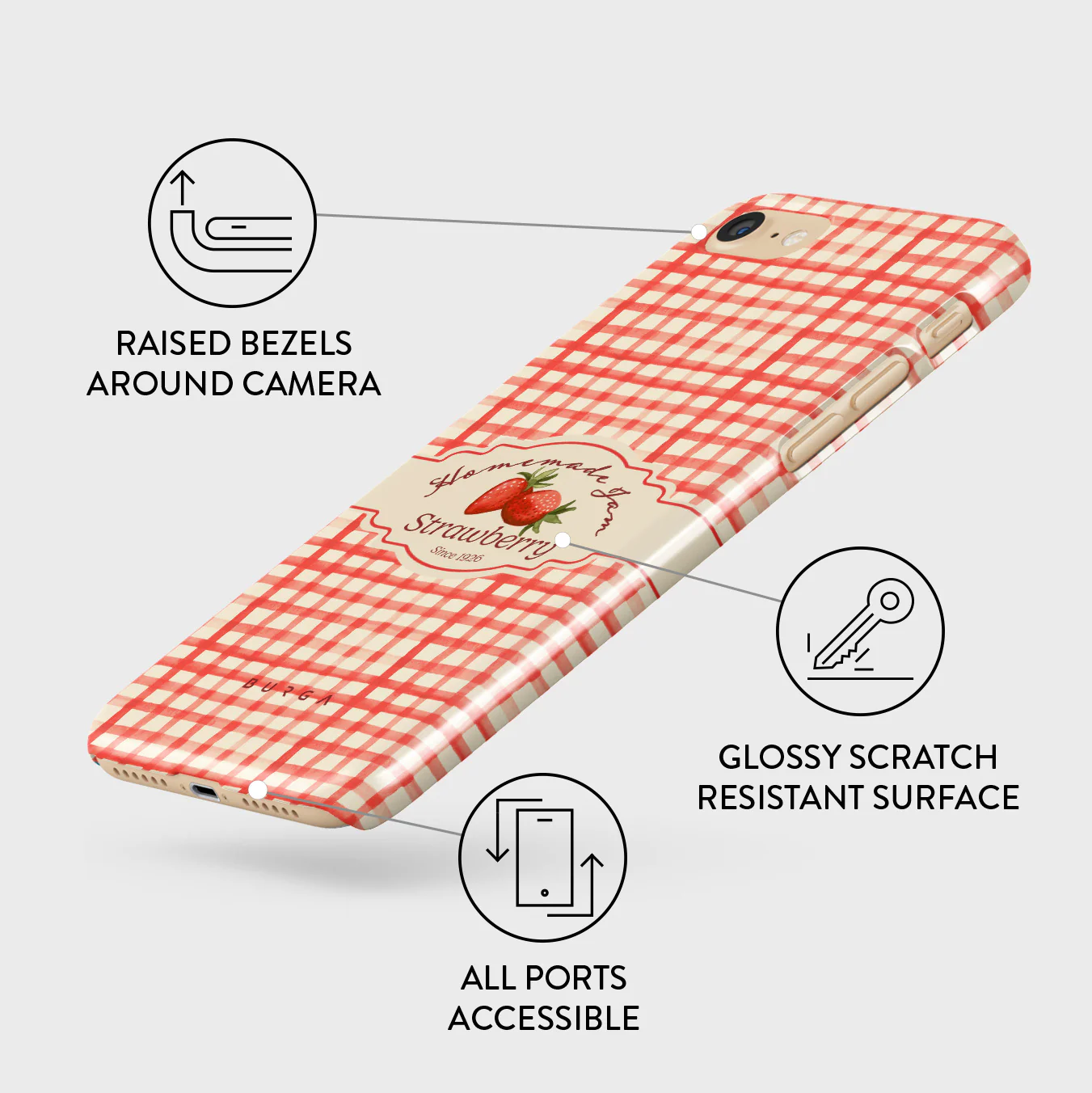 Grandma's Jam - iPhone SE (2020) Case - Image 3