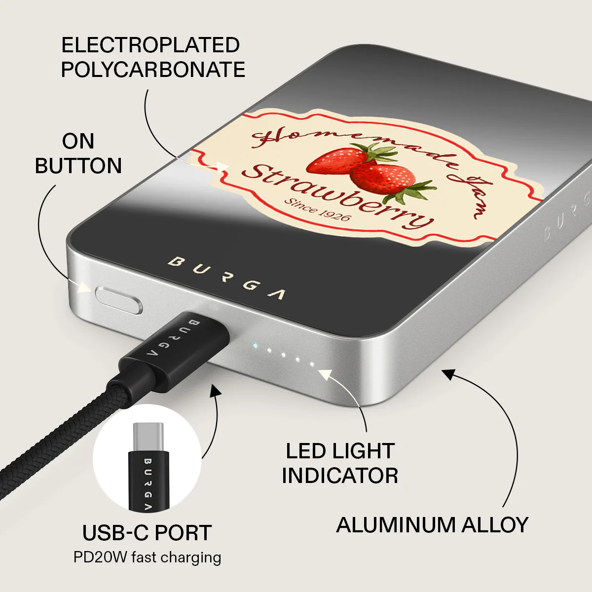 Grandma's Jam - Magnetic Power Bank - Image 75
