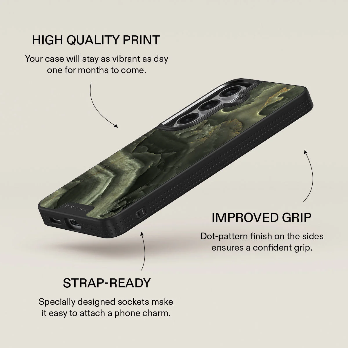 Misty Forest - Green Marble Samsung Galaxy S26 Case - Image 16