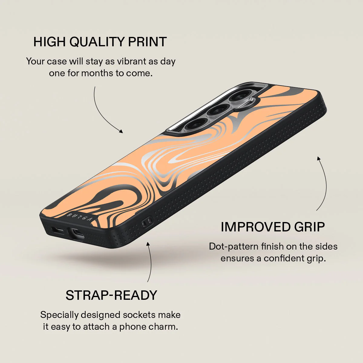 High Vibrations - Color Swirl Samsung Galaxy S26 Plus Case - Image 61