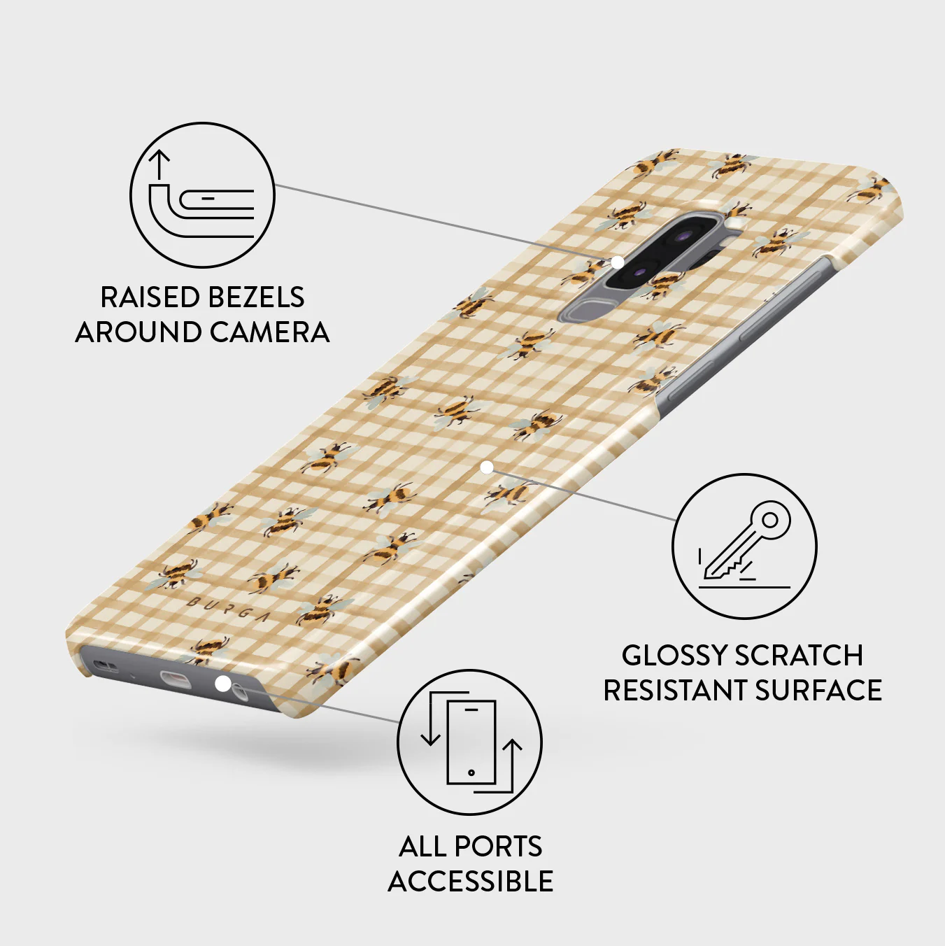 Honeycomb - Samsung Galaxy S9 Plus Case - Image 3