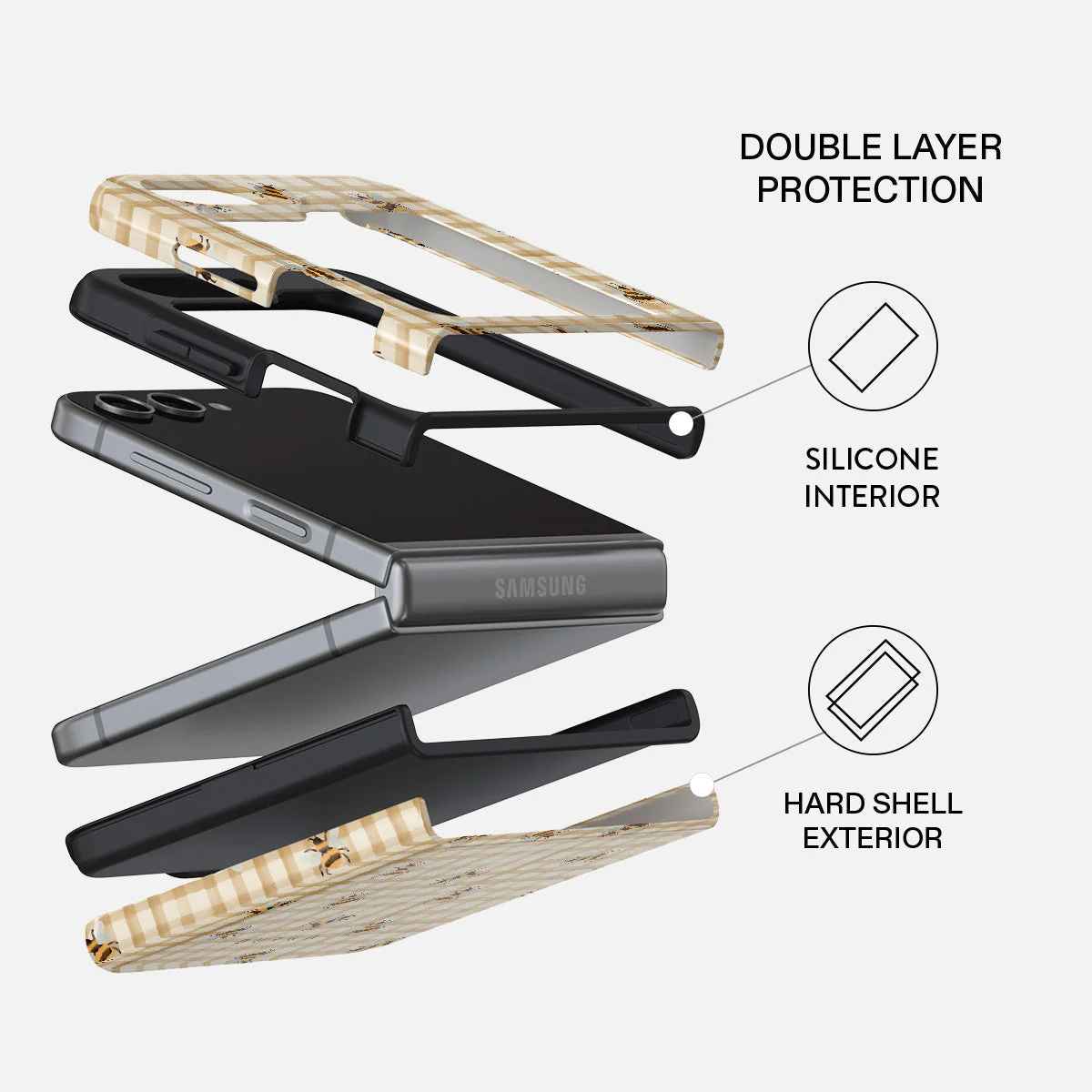 Honeycomb - Samsung Galaxy Z Flip 5 Case - Image 2