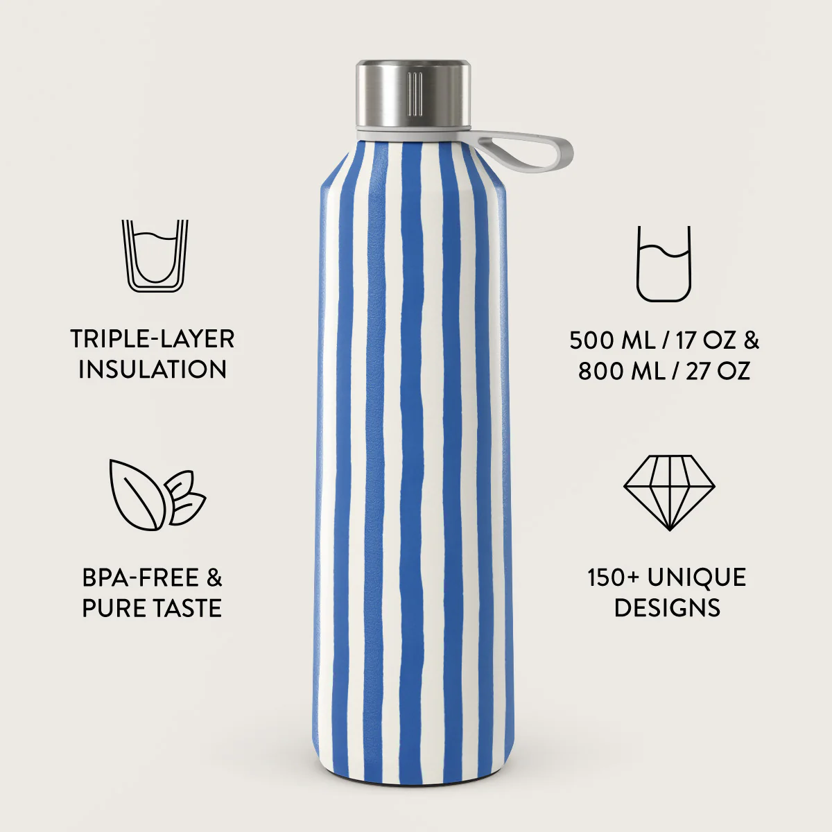 Kafenio - Water Bottle - Image 3