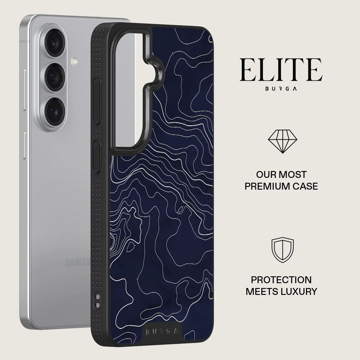 Drifting Shores - Line Art Samsung Galaxy S26 Plus Case - Image 13