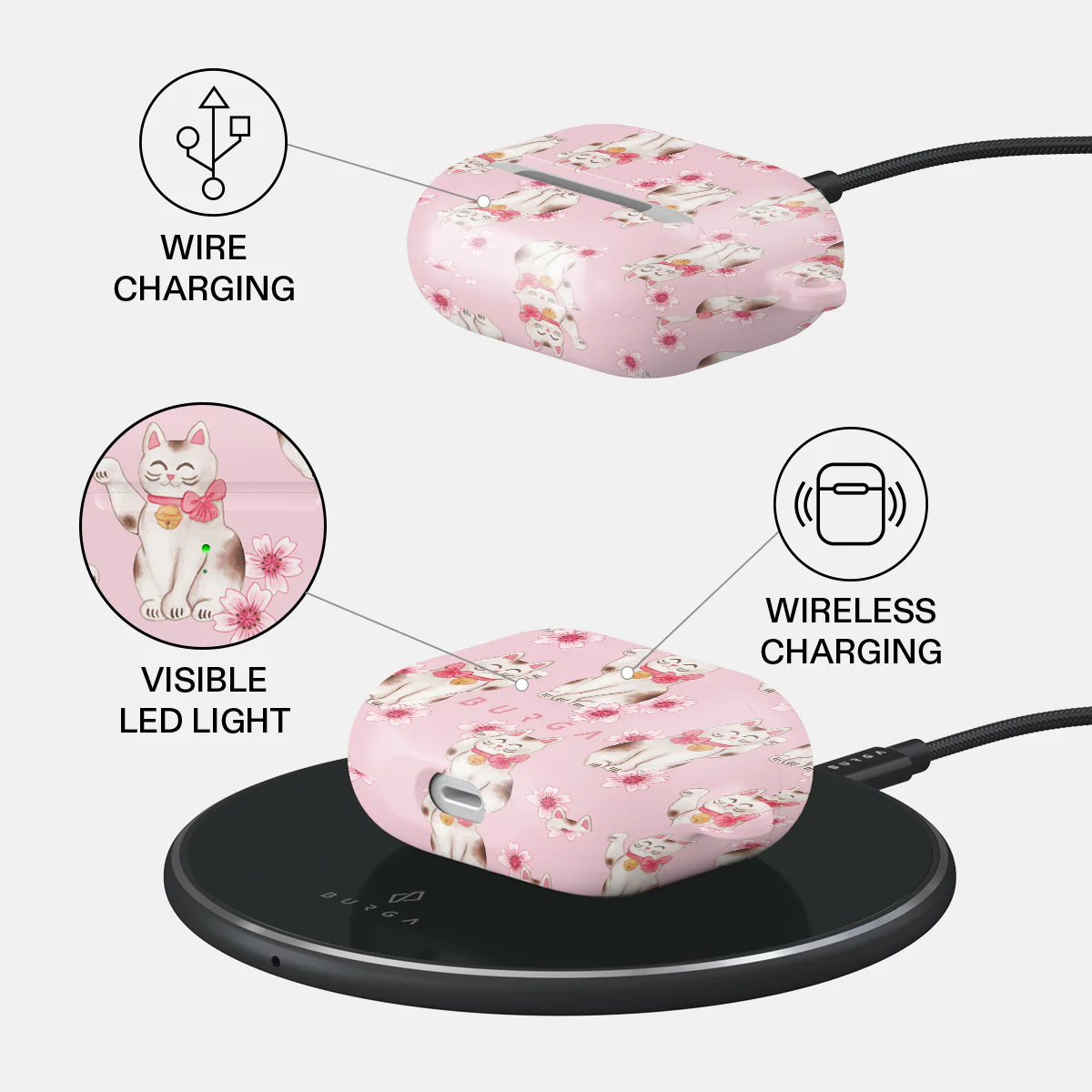 Maneki Neko - AirPods 3 Case - Image 3
