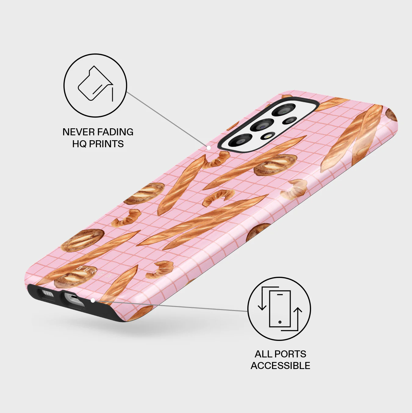 No Crumbs - Samsung Galaxy A53 Case - Image 3