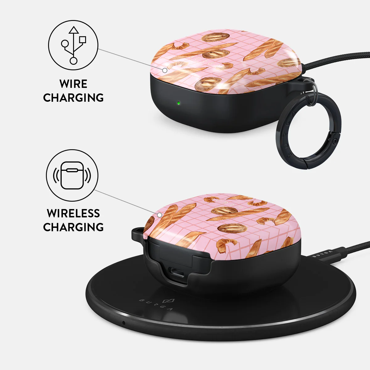 No Crumbs - Samsung Galaxy Buds Pro Case - Image 3