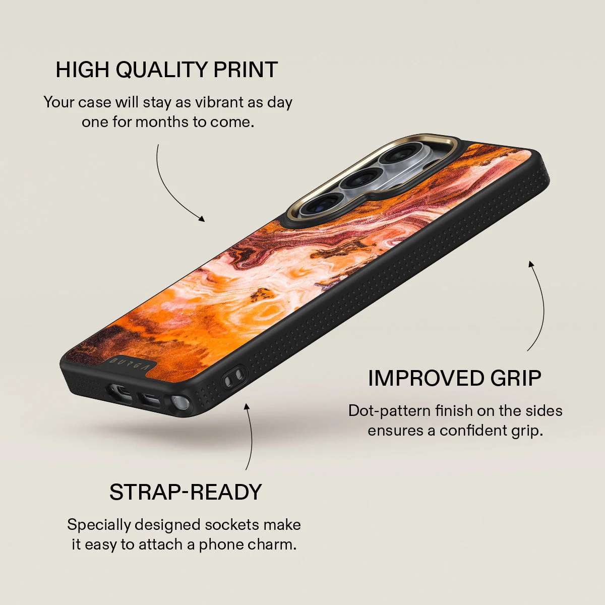 Pumpkin Spice - Orange Samsung Galaxy S26 Ultra Case - Image 9