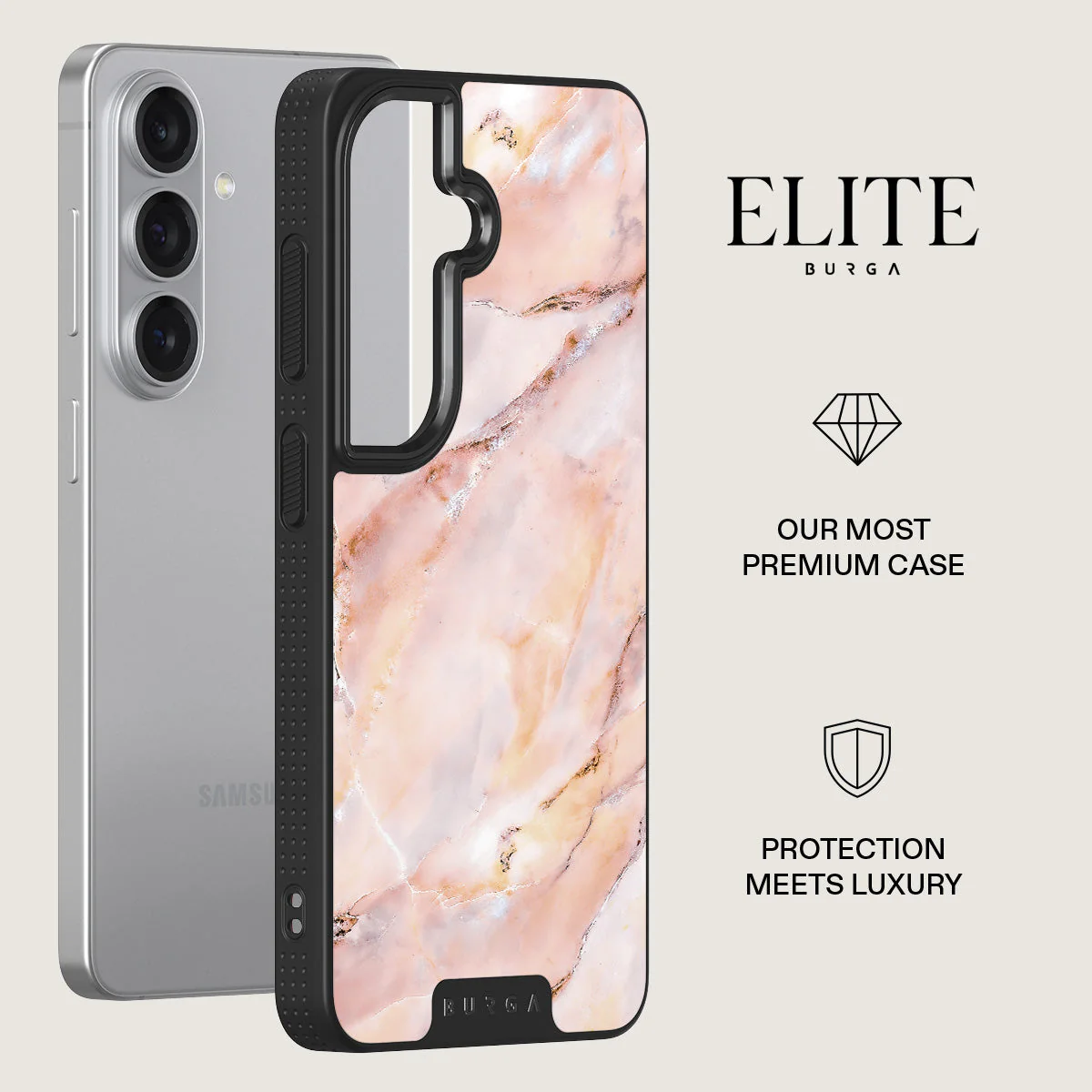 Morning Sunshine - Pastel Marble Samsung Galaxy S26 Case - Image 13
