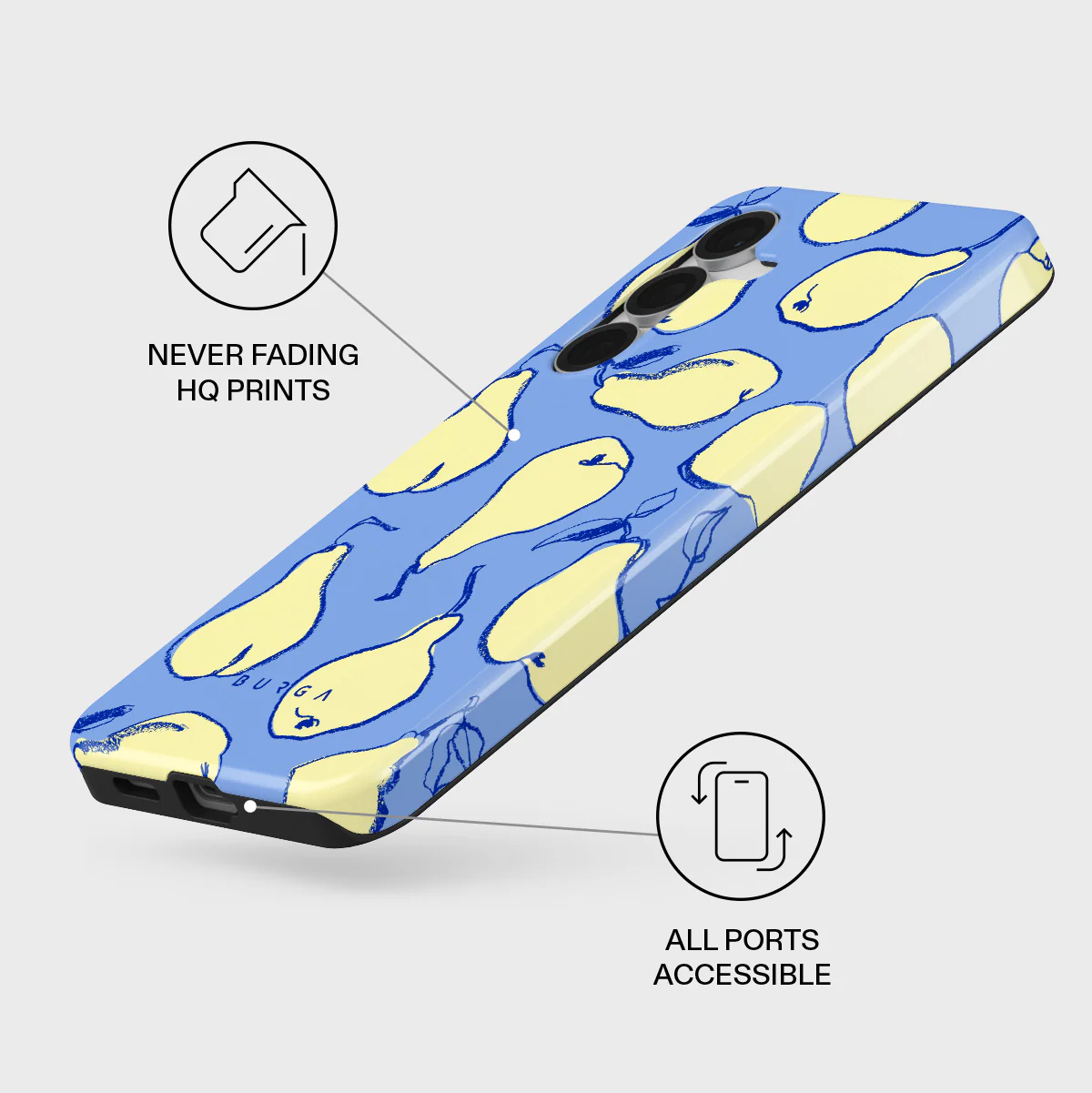 Pear Crush - Samsung Galaxy S25 FE Case - Image 3