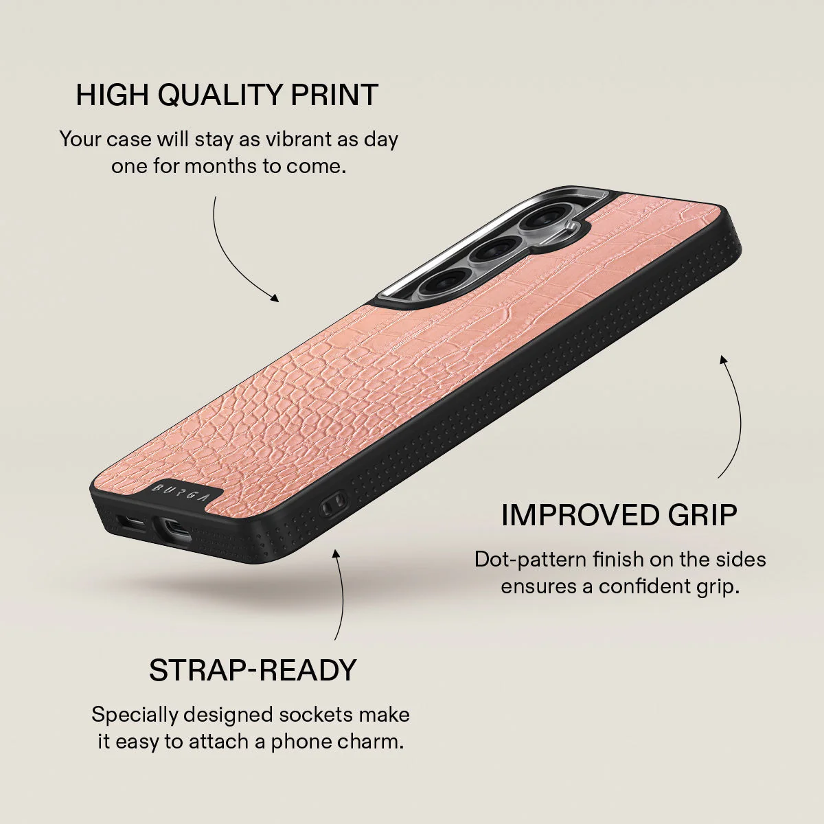 Pink Croco - Samsung Galaxy S26 Case - Image 23