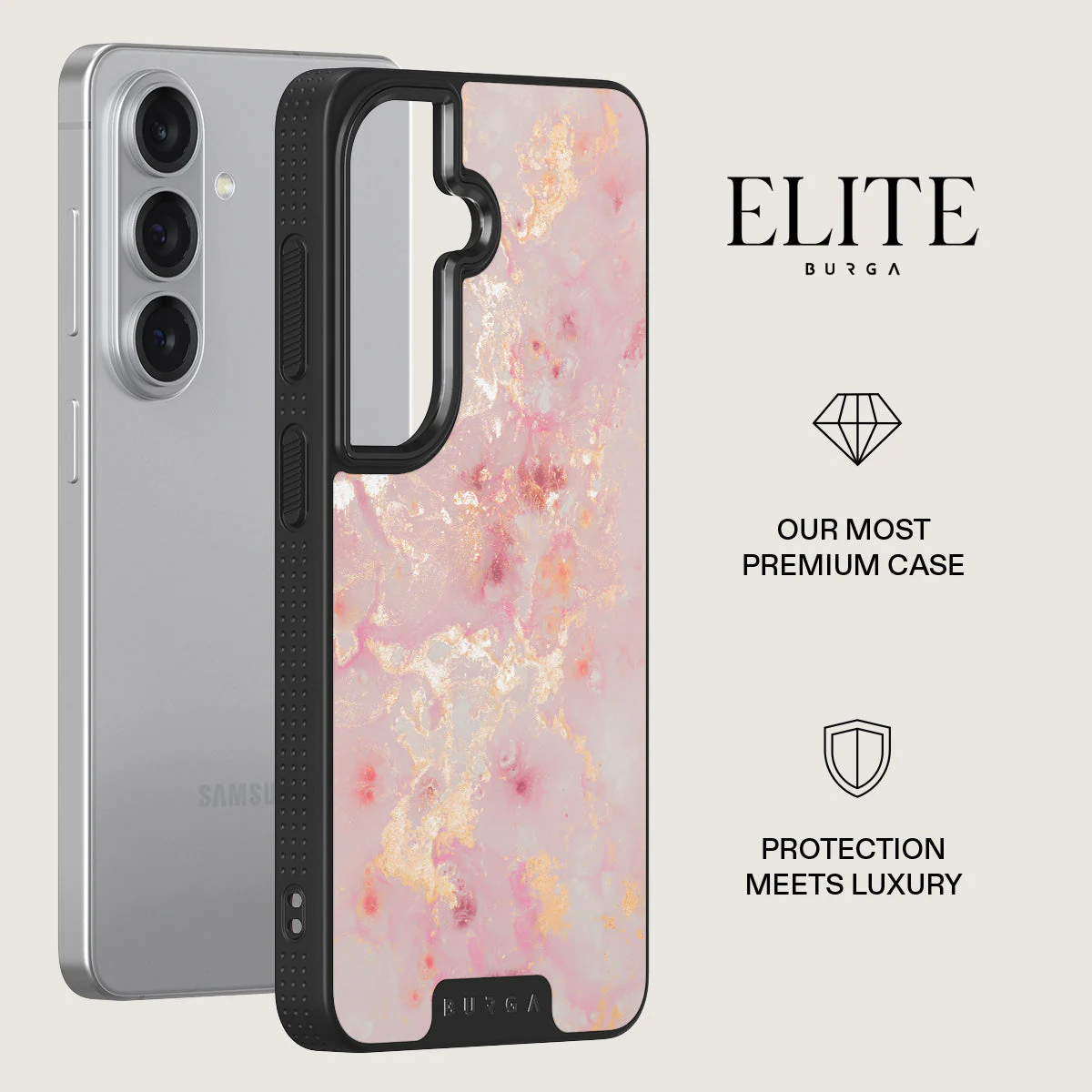 Golden Coral - Pink Samsung Galaxy S26 Case - Image 13