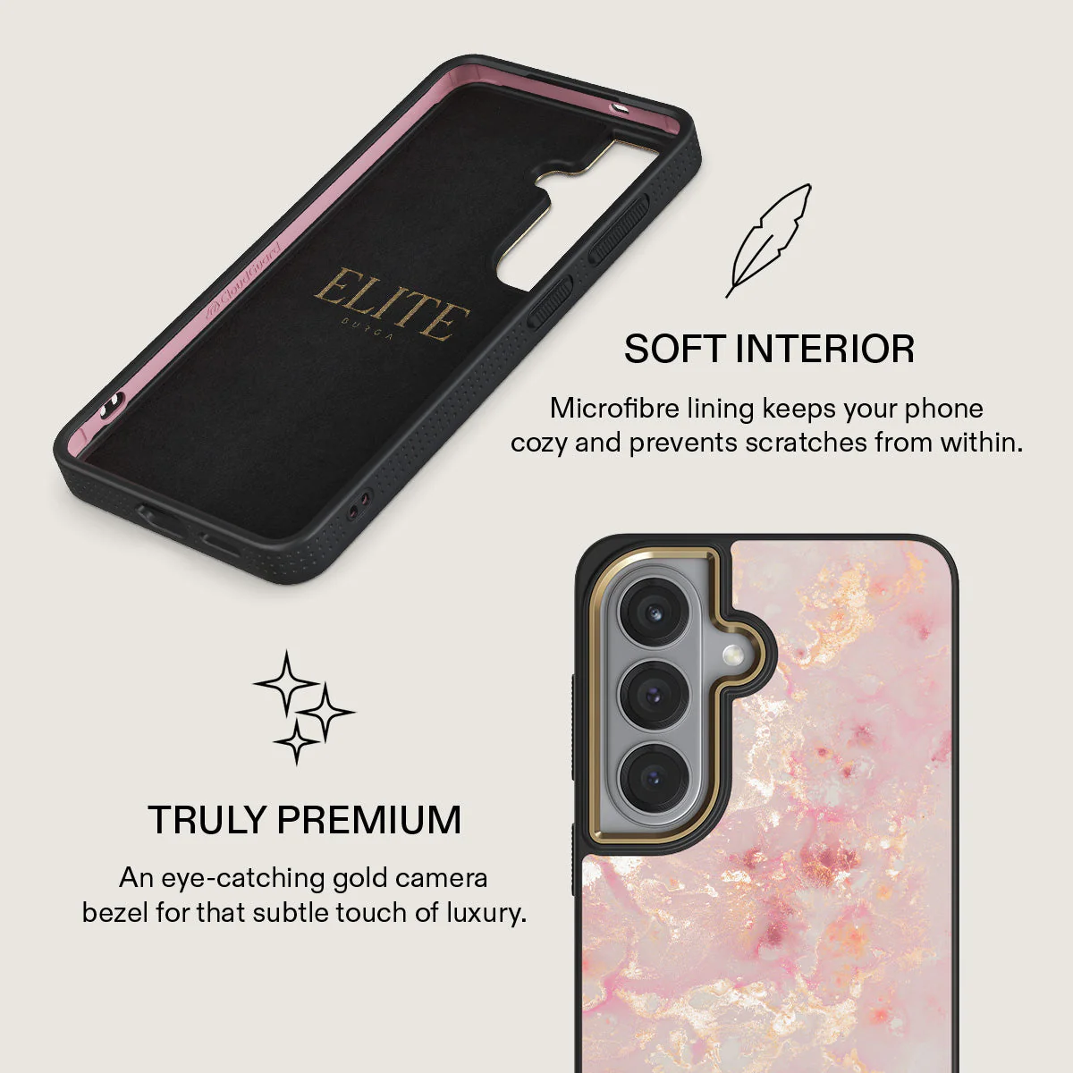 Golden Coral - Pink Samsung Galaxy S26 Plus Case - Image 10