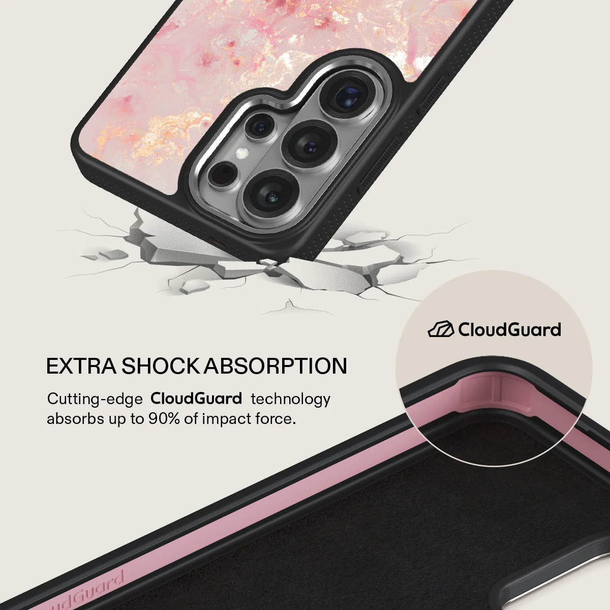 Golden Coral - Pink Samsung Galaxy S26 Ultra Case - Image 21