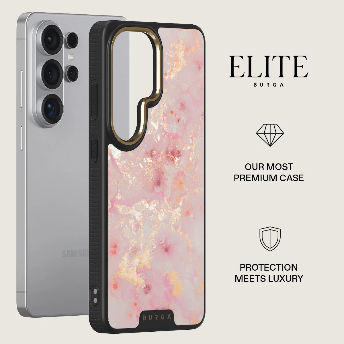 Golden Coral - Pink Samsung Galaxy S26 Ultra Case - Image 6