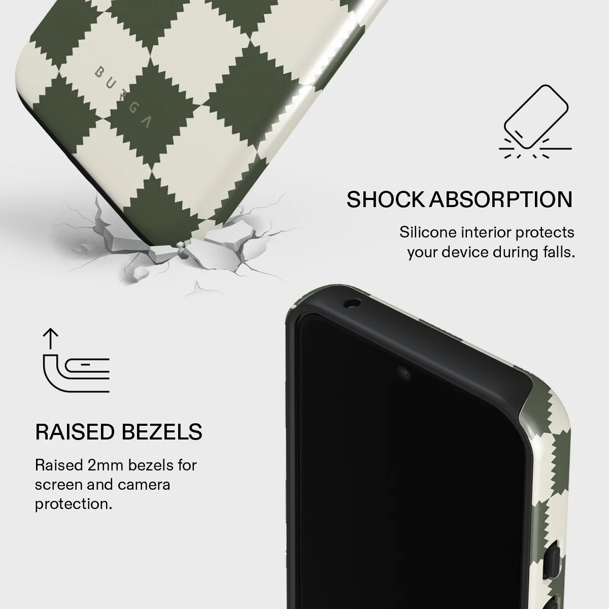 Retro Grid - Google Pixel 8a Case - Image 4
