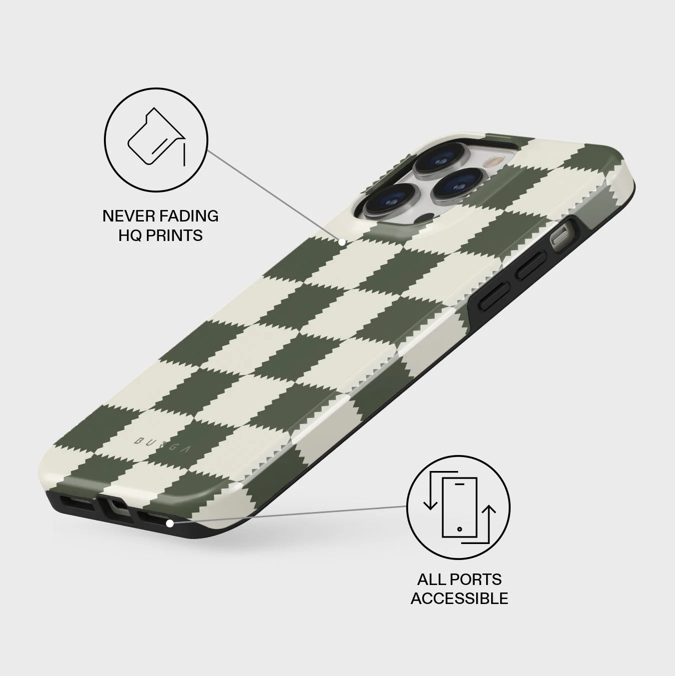 Retro Grid - iPhone 13 Pro Max Case - Image 3