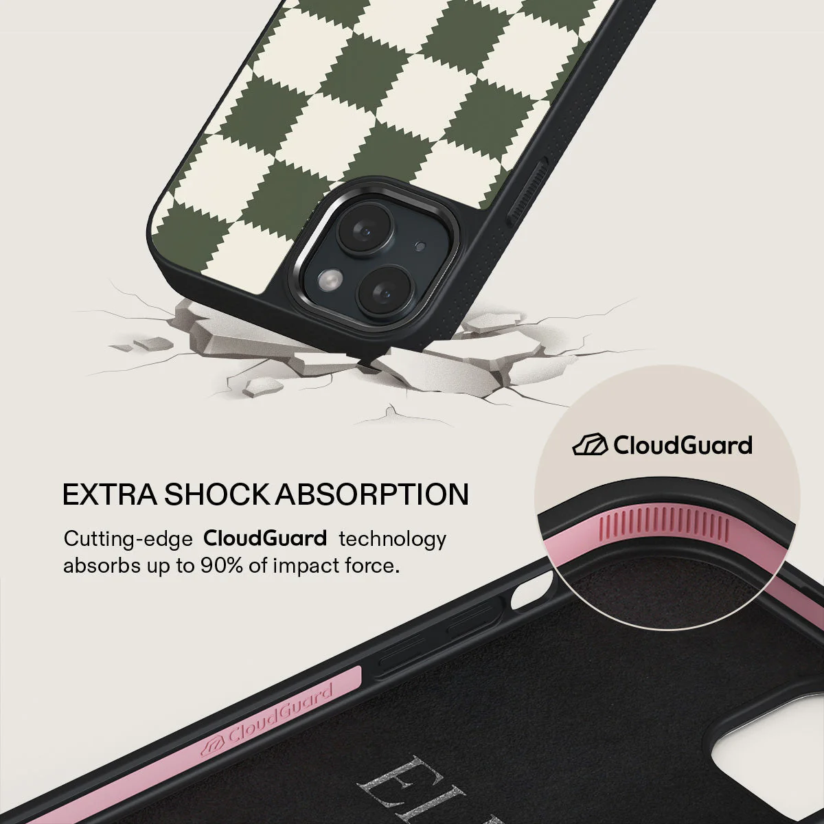 Retro Grid - iPhone 15 Case - Image 14