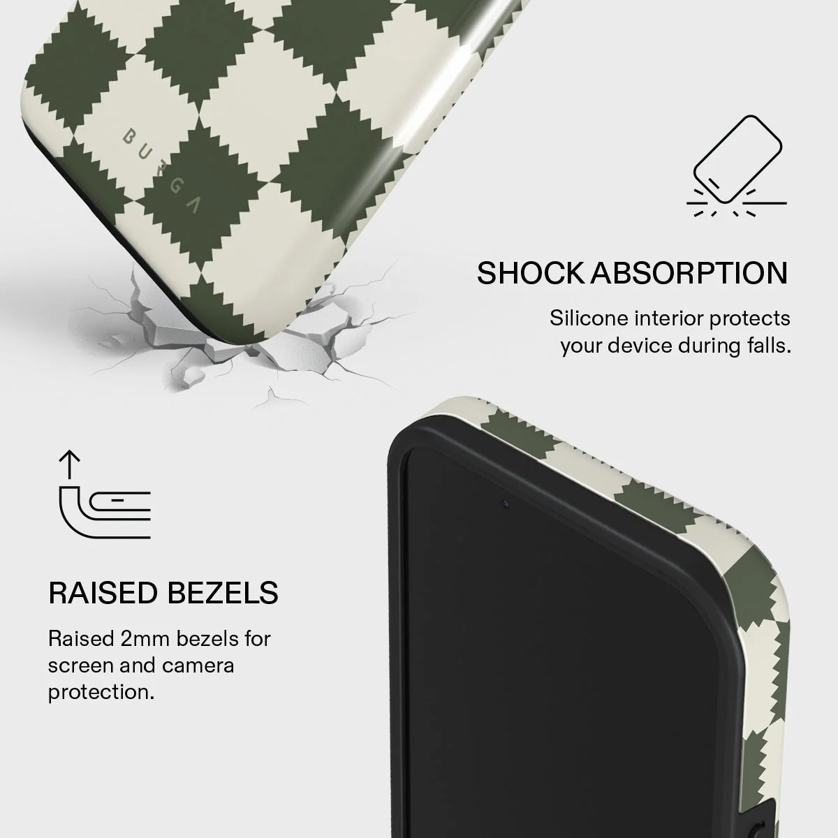 Retro Grid - iPhone 15 Plus Case - Image 4