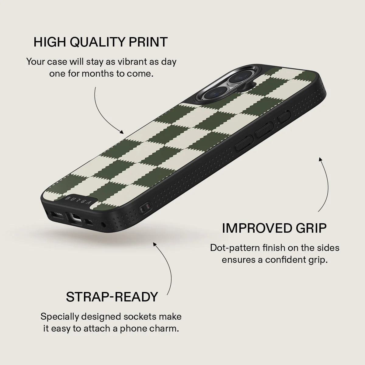 Retro Grid - iPhone 16 Plus Case - Image 17