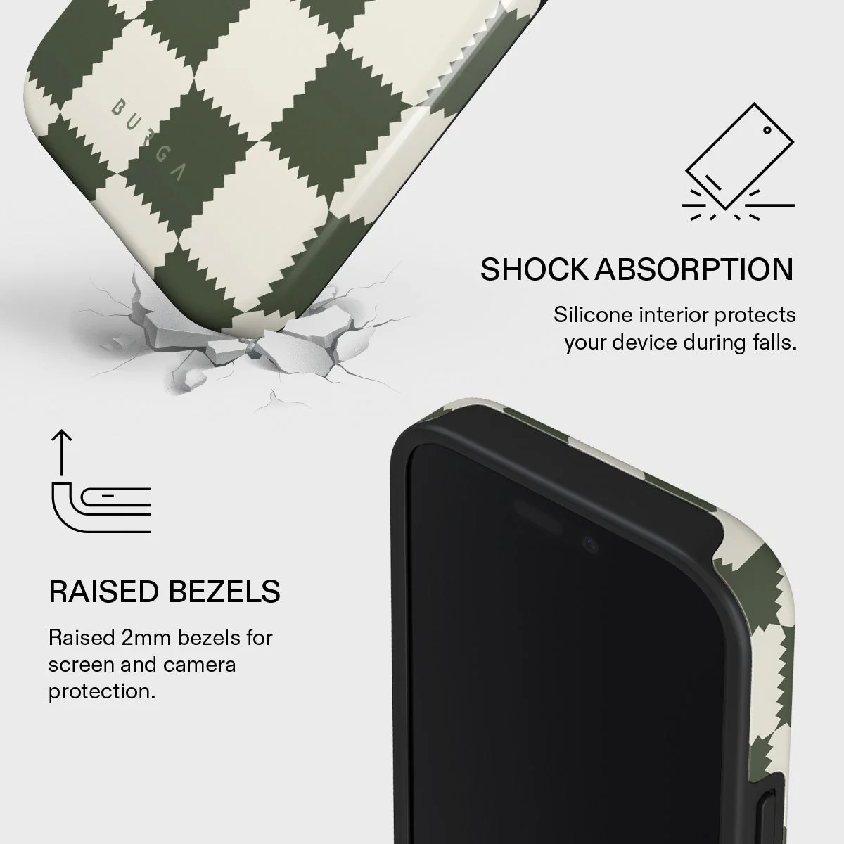 Retro Grid - iPhone 16 Pro Max Case - Image 4