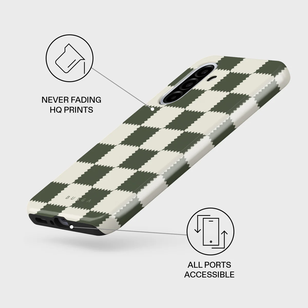 Retro Grid - Samsung Galaxy A36 5G Case - Image 3