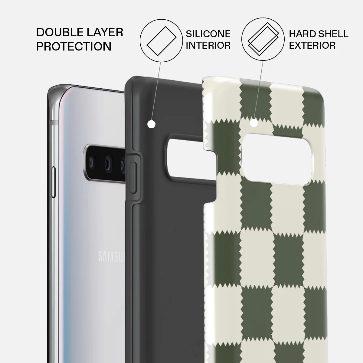 Retro Grid - Samsung Galaxy S10 Plus Case - Image 6
