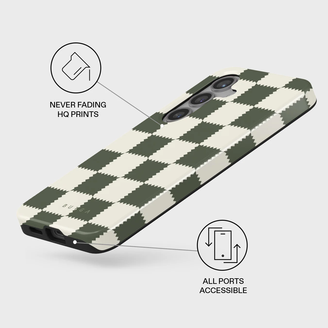 Retro Grid - Samsung Galaxy S24 FE Case - Image 3