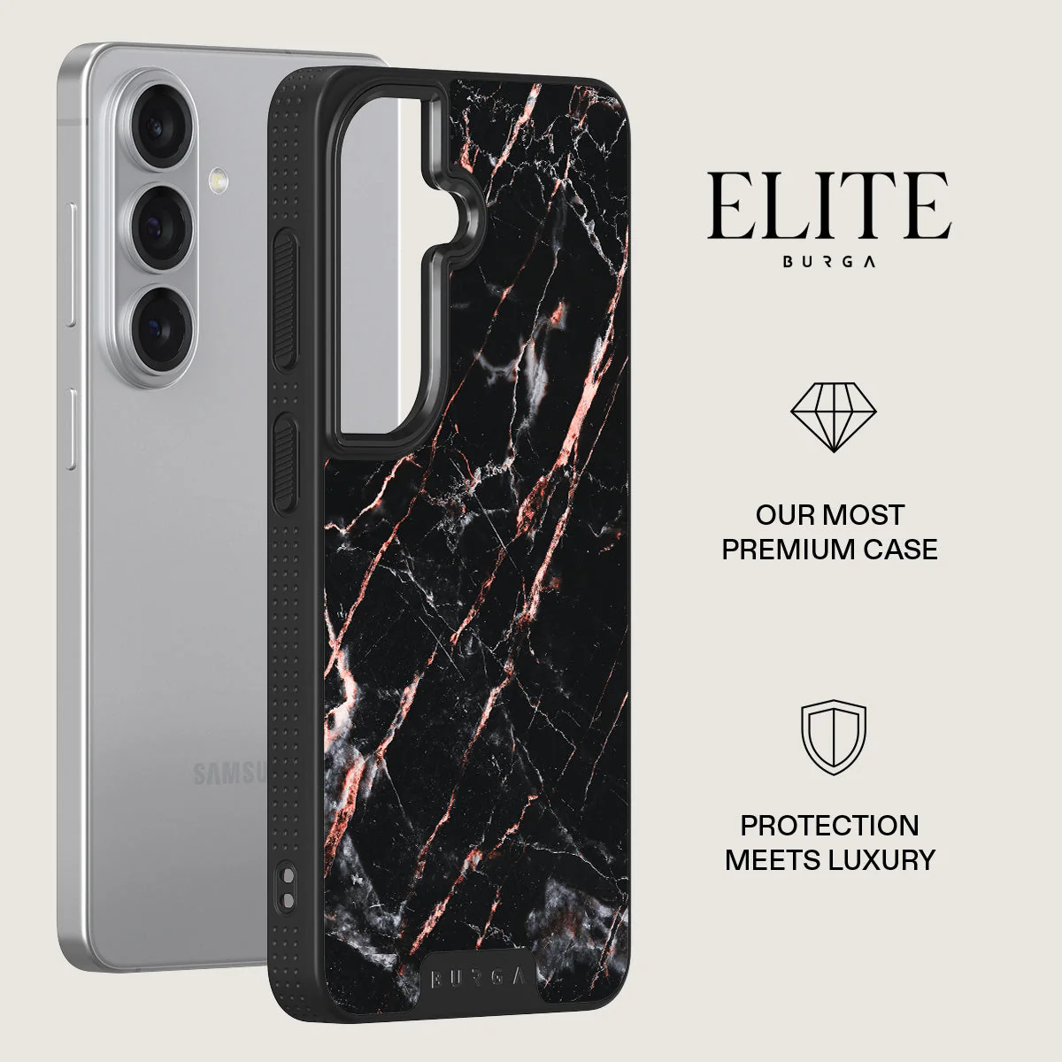 Rose Gold Marble - Samsung Galaxy S26 Case - Image 13