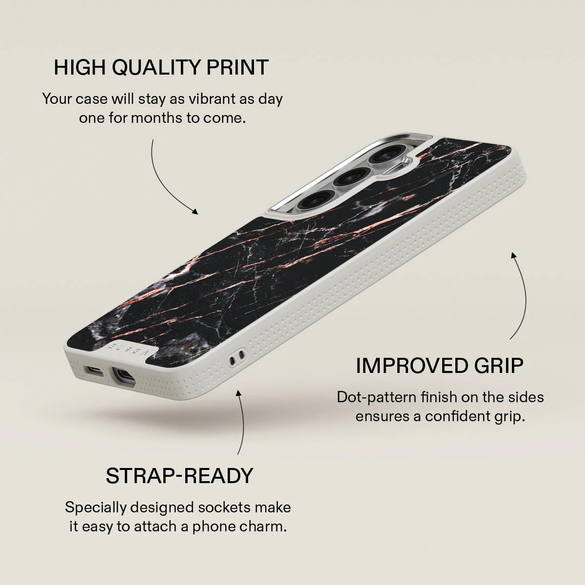 Rose Gold Marble - Samsung Galaxy S26 Case - Image 37