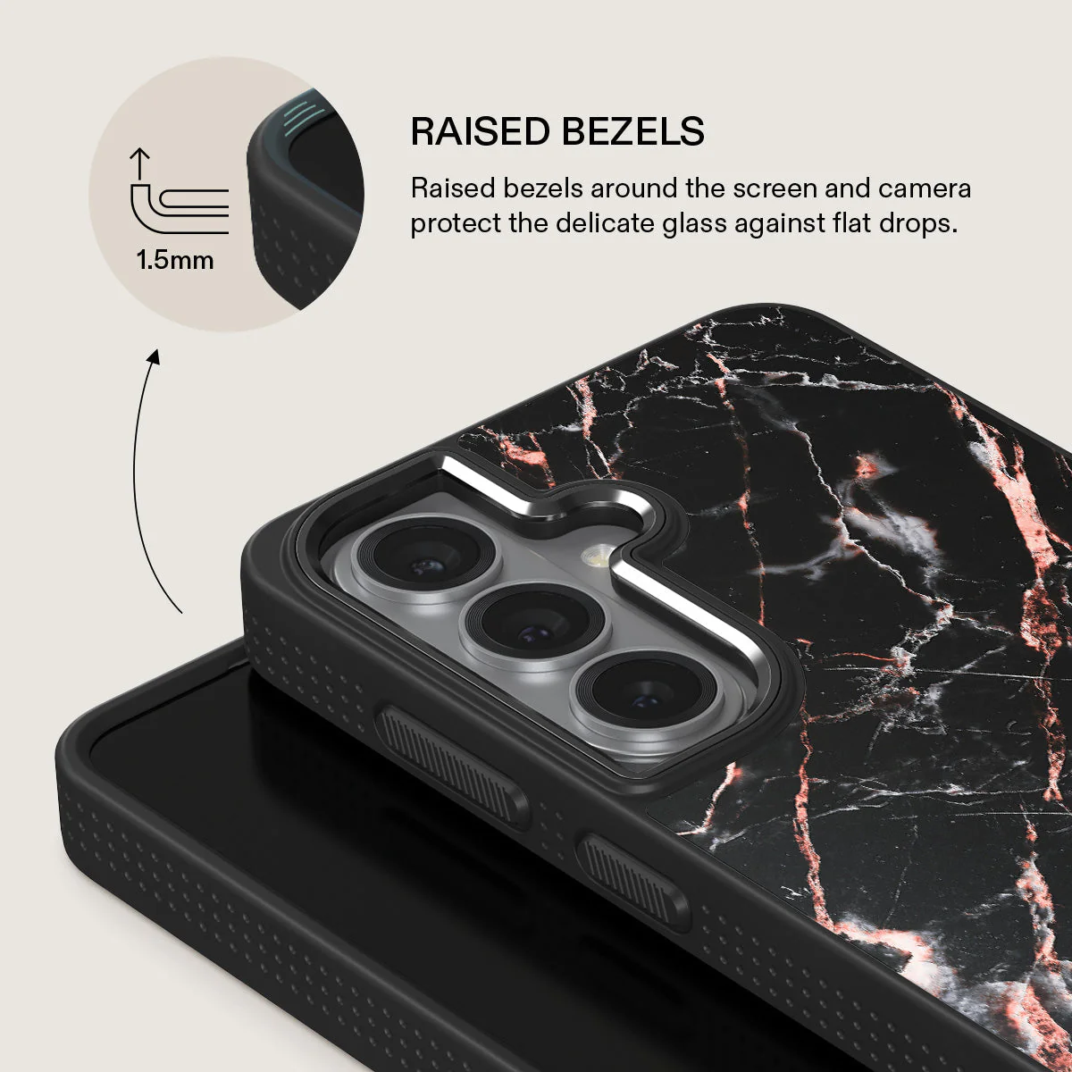 Rose Gold Marble - Samsung Galaxy S26 Plus Case - Image 15