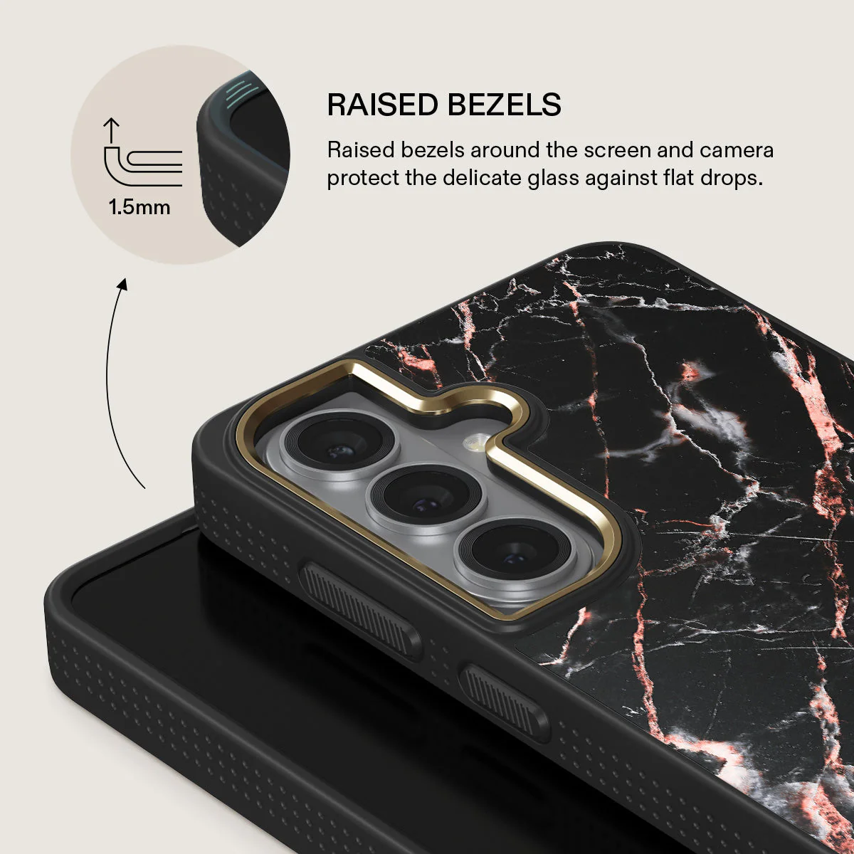 Rose Gold Marble - Samsung Galaxy S26 Plus Case - Image 8