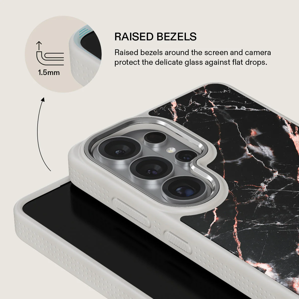 Rose Gold Marble - Samsung Galaxy S26 Ultra Case - Image 36