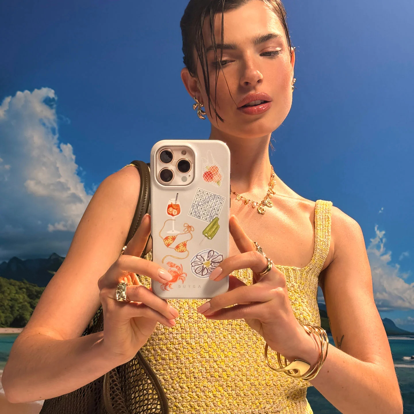 Seaside Muse - Samsung Galaxy S25 FE Case - Image 6